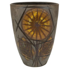 Alexandre Kostanda Important Mid-Century Ceramic Vase, France