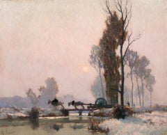 Peinture impressionniste de Givre et Soleil, Alexandre Jacob