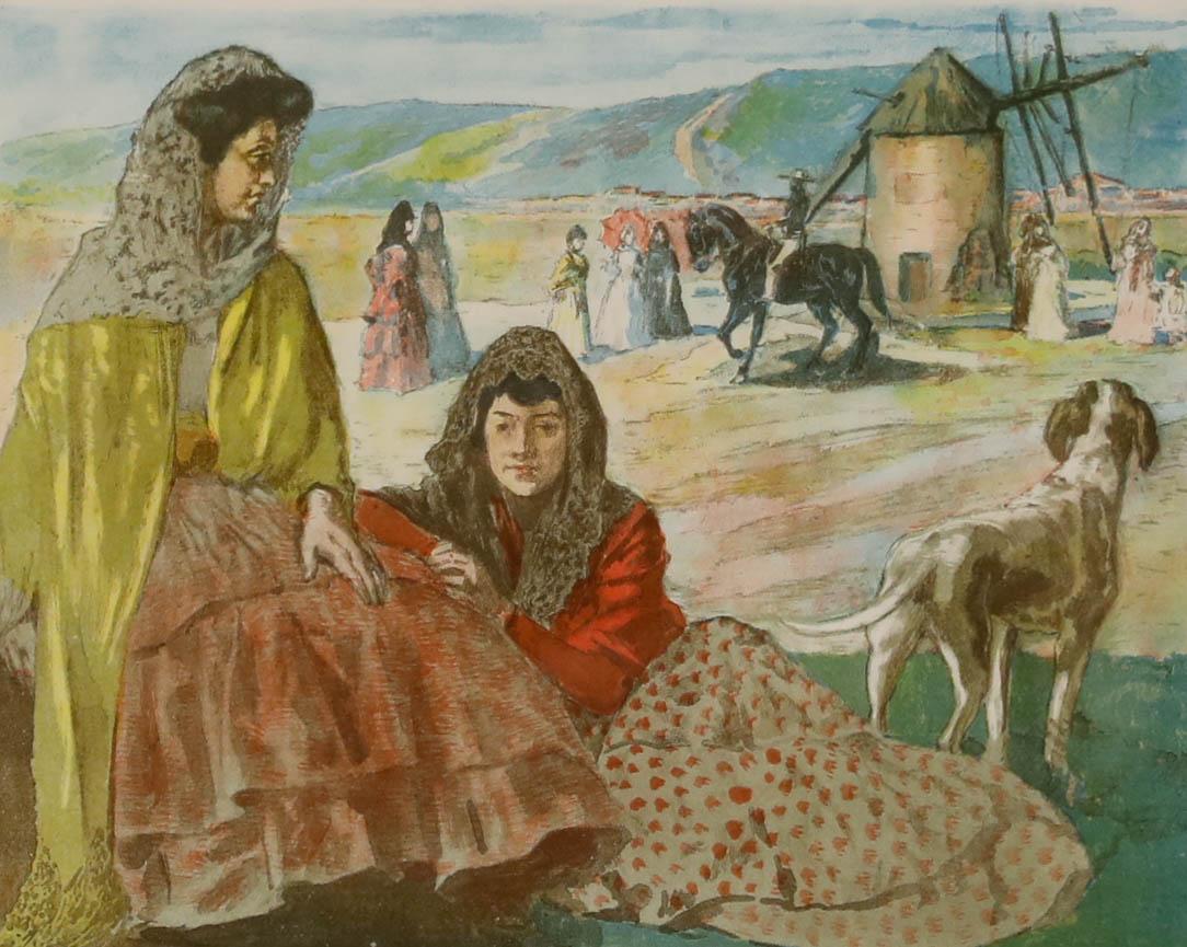 Alexandre Lunois (1863-1916)  - 20th Century Lithograph, A Utrera For Sale 1