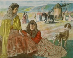 Alexandre Lunois (1863-1916)  - 20th Century Lithograph, A Utrera