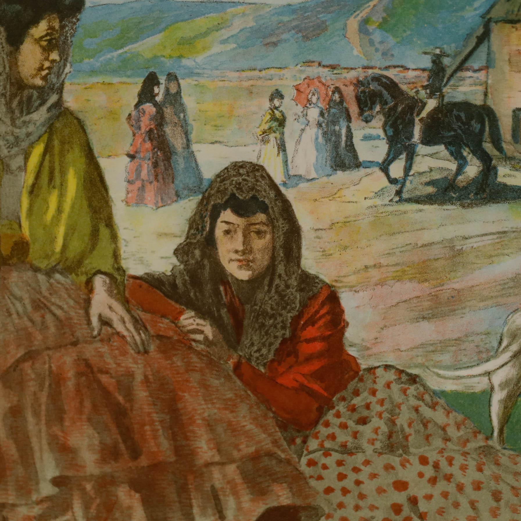 Alexandre Lunois (1863-1916)  - 20th Century Lithograph, A Utrera For Sale 3
