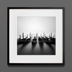 Gondole I, Venezia, Italia, stampa d'archivio, 2017 (20x20in)