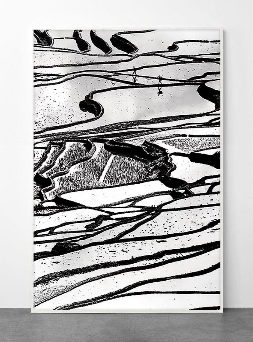 Lost in Abstraction 1, China (Black and White Landscape Photography) - Gray Black and White Photograph by Alexandre Manuel
