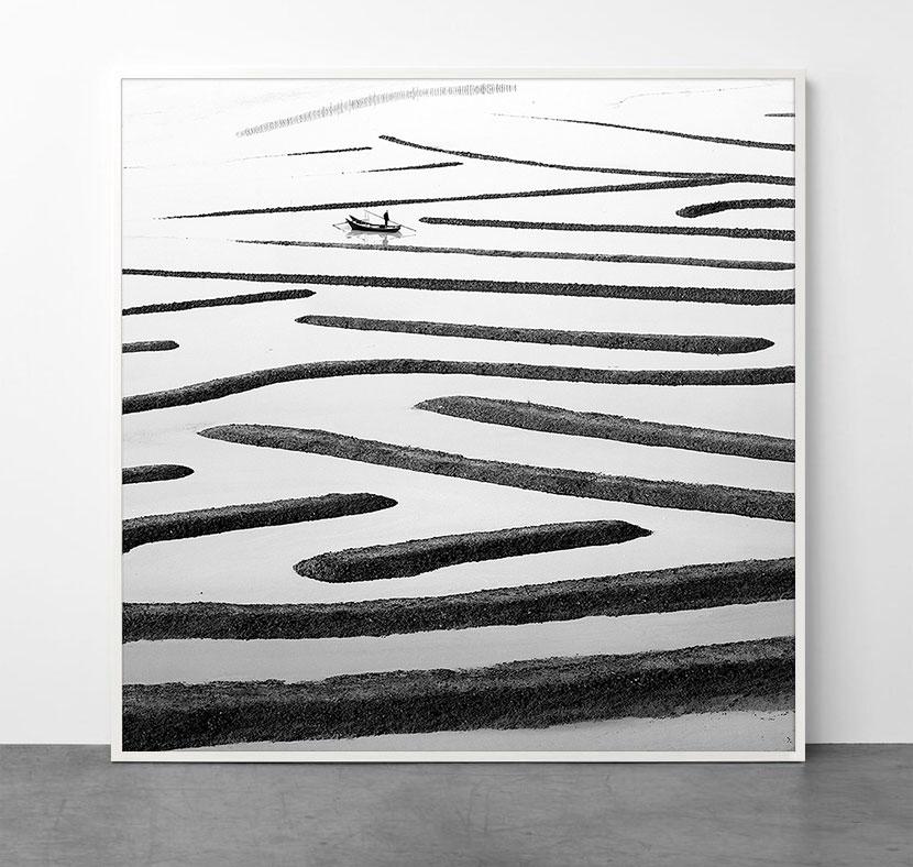 Lost in Abstraction 5, China (Black and White Landscape Photography) For Sale 1