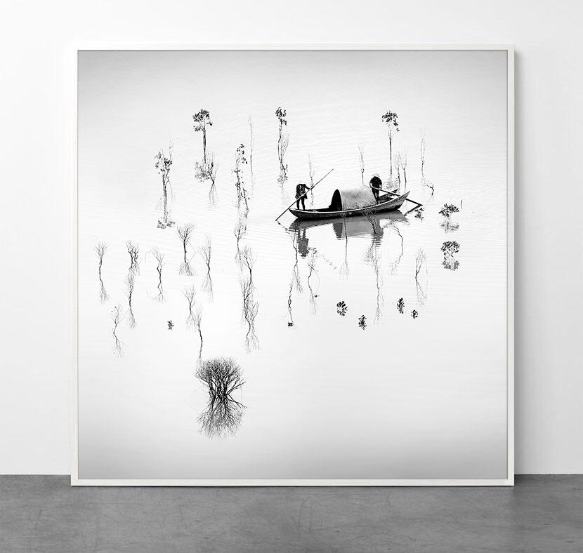 Lost in Abstraction 7, China (Black and White Landscape Photography) For Sale 1