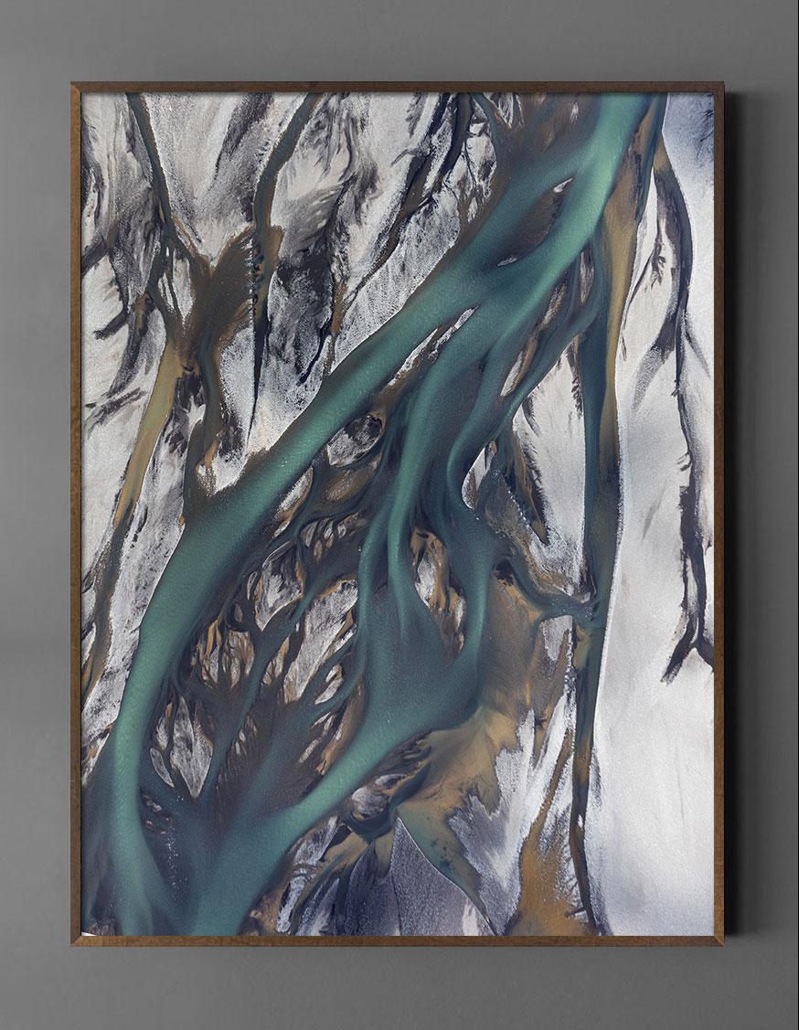 ORGANIC LANDSCAPES 1 by Alexandre Manuel (Aerial Photography) For Sale 1