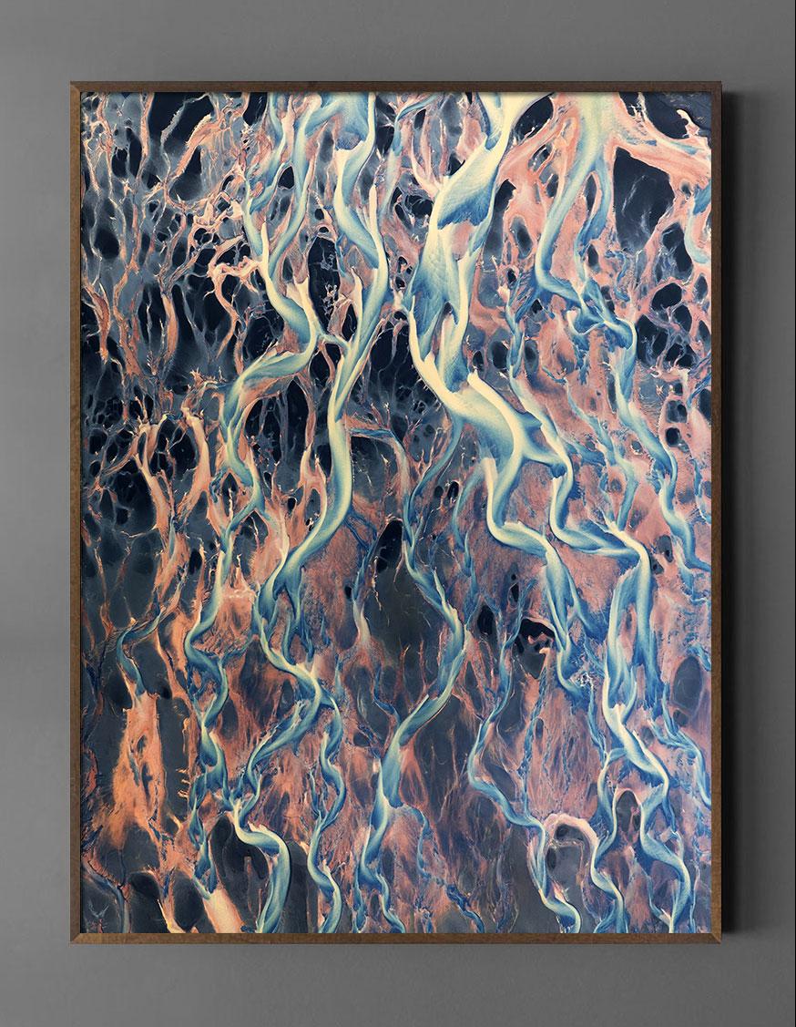 ORGANIC LANDSCAPES 3 by Alexandre Manuel (Aerial Photography) For Sale 1