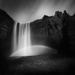 Skógafuss, Iceland (B&W Photography)