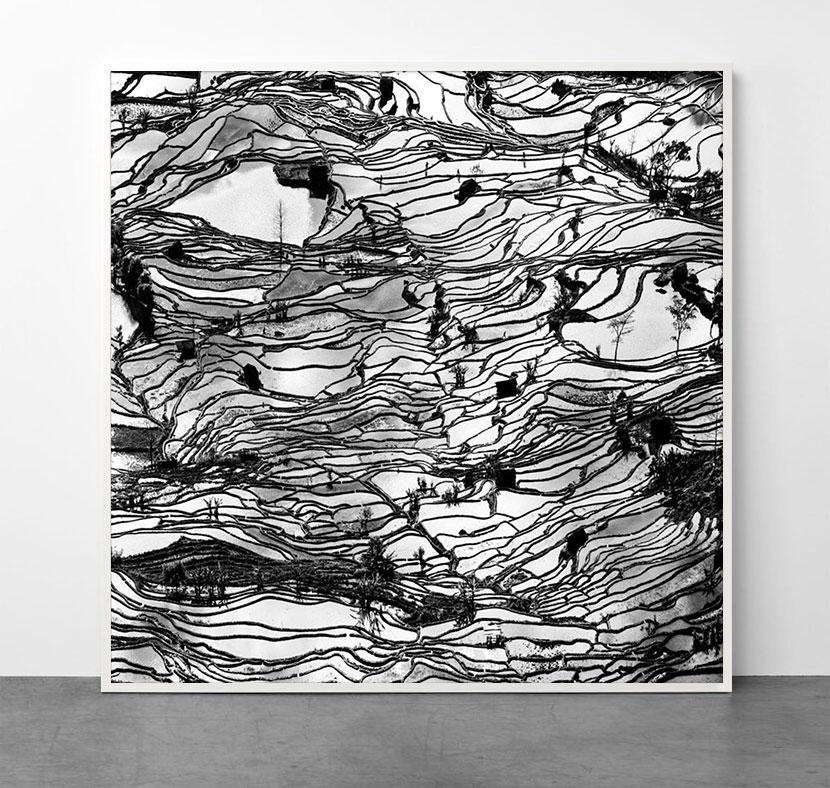 Tiger Mouth 1, China (Black and White Landscape Photography) For Sale 1