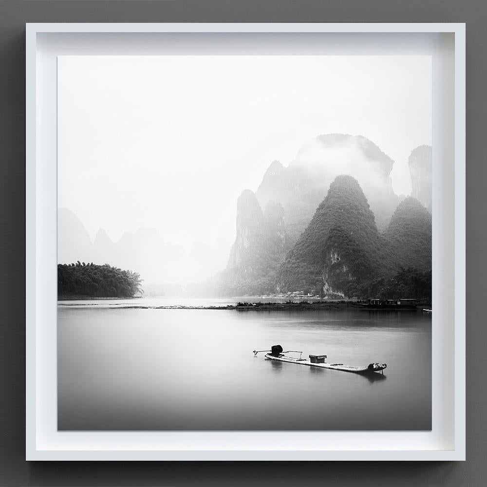Yangshuo 1, China (Black and White Landscape Photography) For Sale 1