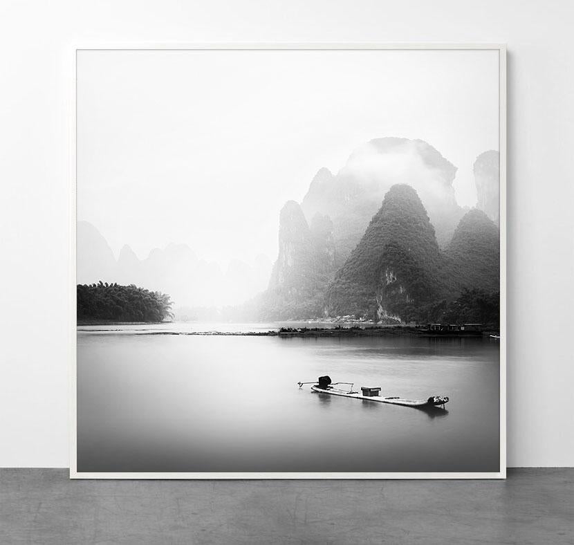 Yangshuo 1, China (Black and White Landscape Photography) For Sale 3