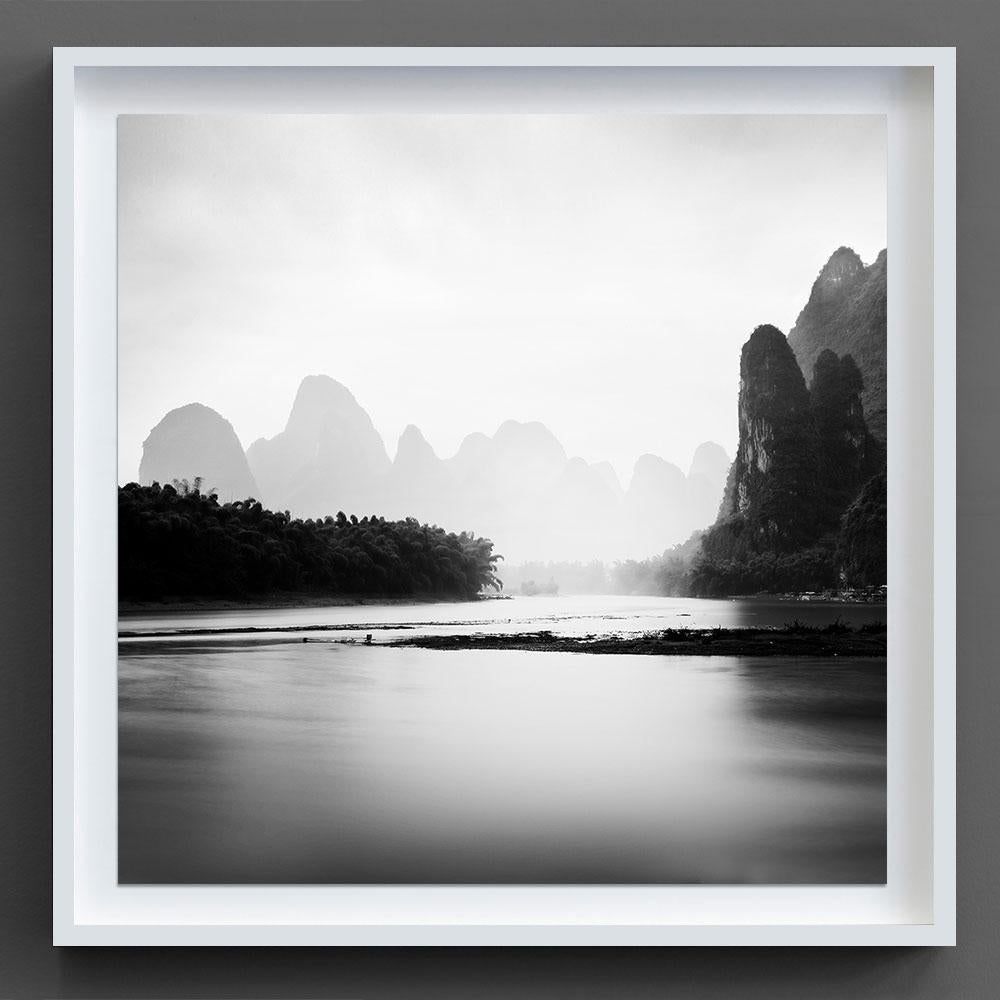 Yangshuo 2, China (Black and White Landscape Photography) For Sale 2