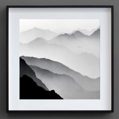 Zhangjiajie 5, China, Verloren in der Abstraktion (Schwarzweißfotografie)
