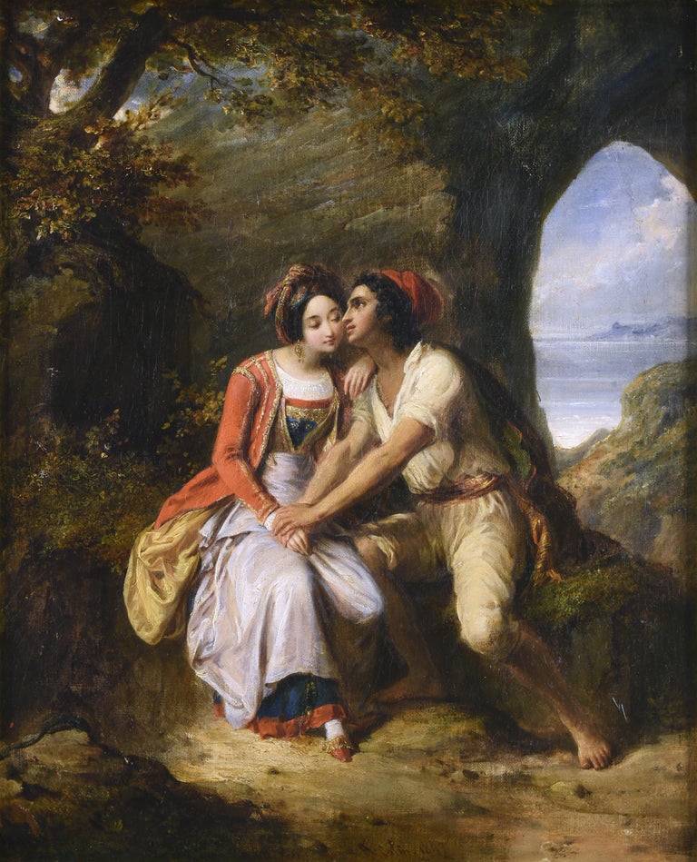 Alexandre marie colin french 19th century painting of don juan et