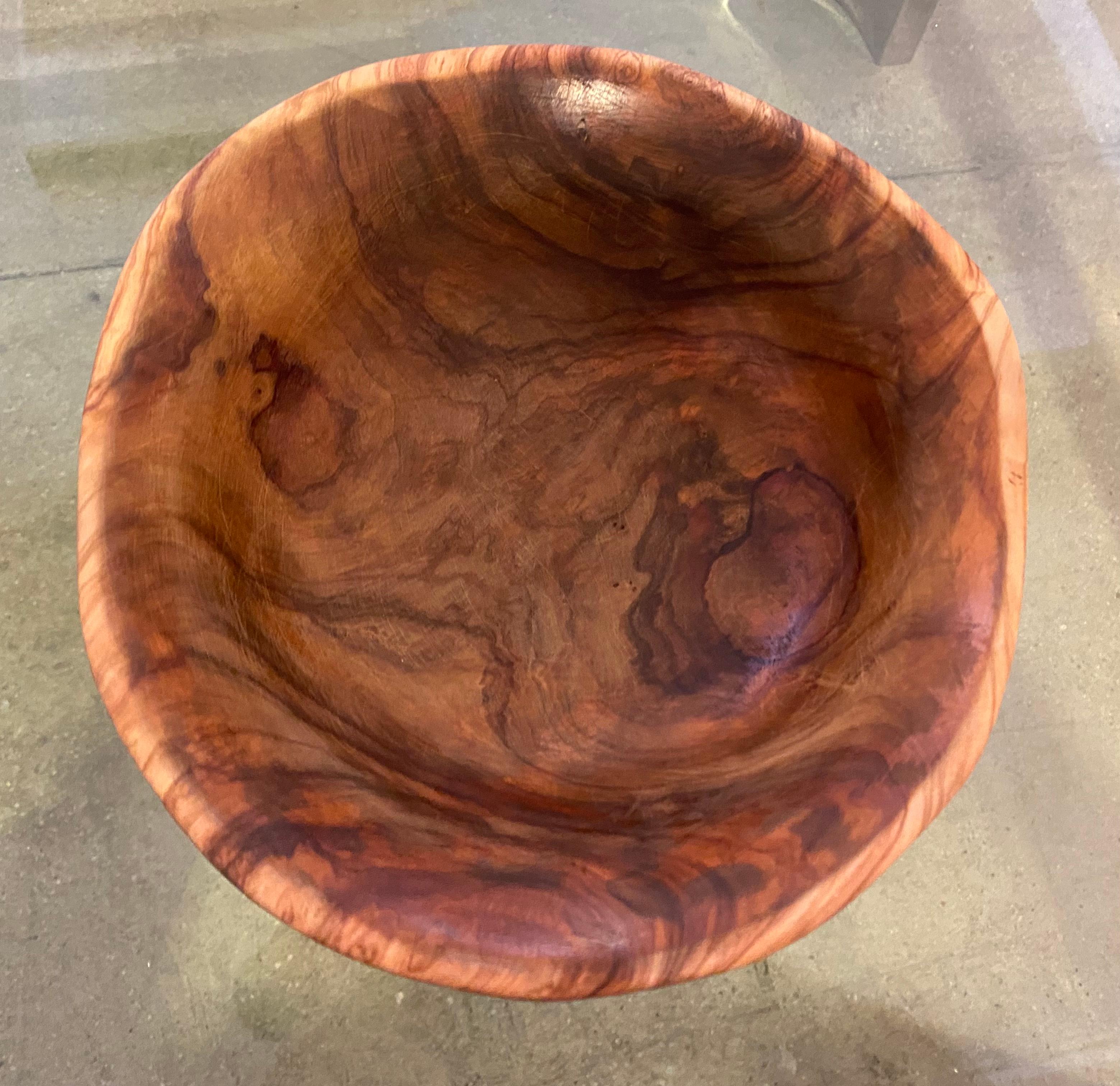 Alexandre Noll 1930s Turned Wood Bowl For Sale 10