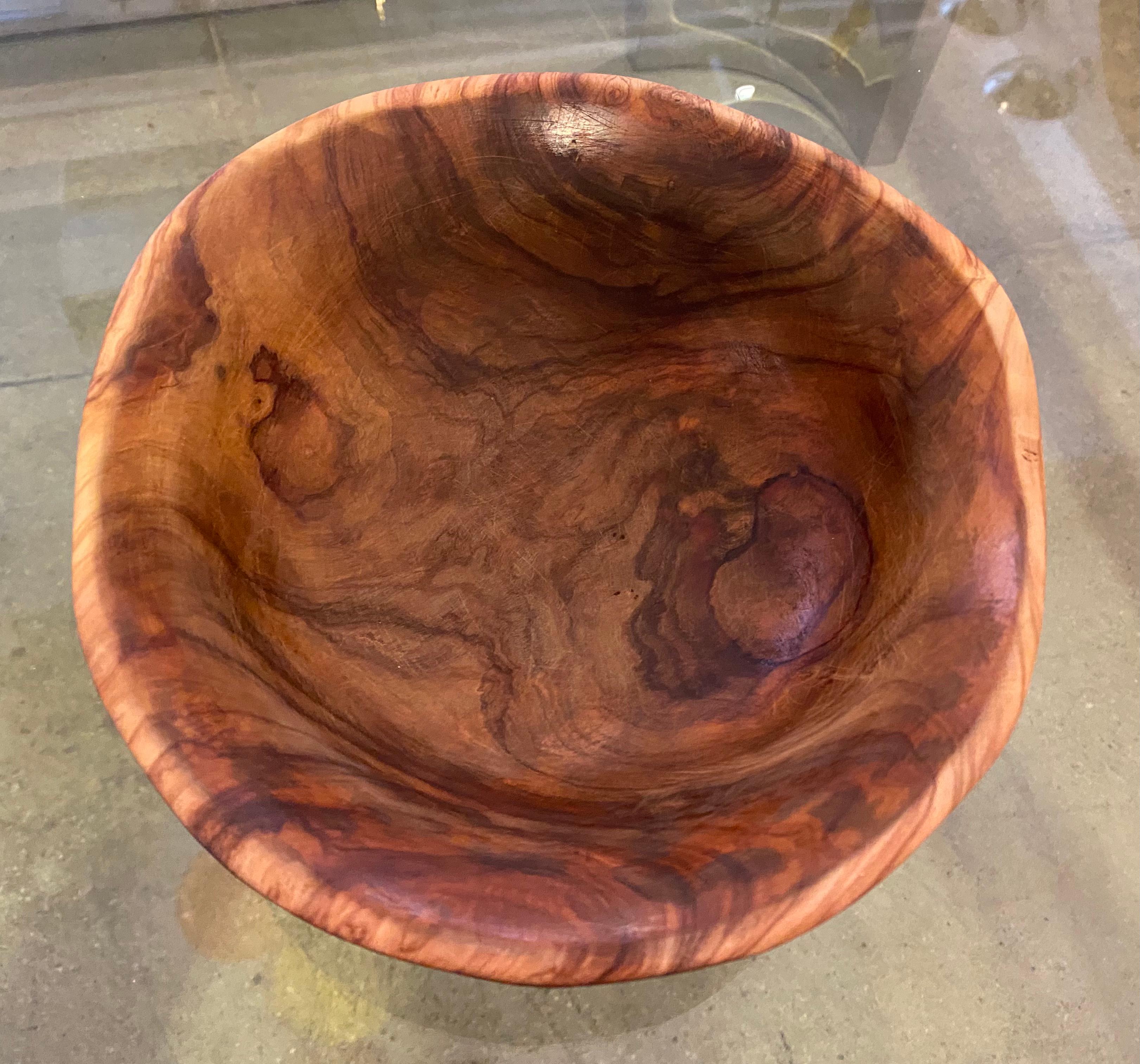 Alexandre Noll 1930s Turned Wood Bowl For Sale 13