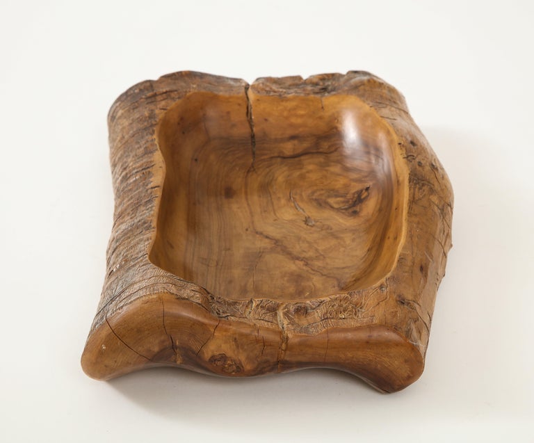 French Olivewood Videpoche by Alexandre Noll, France, c. 1950 'Signed' For Sale
