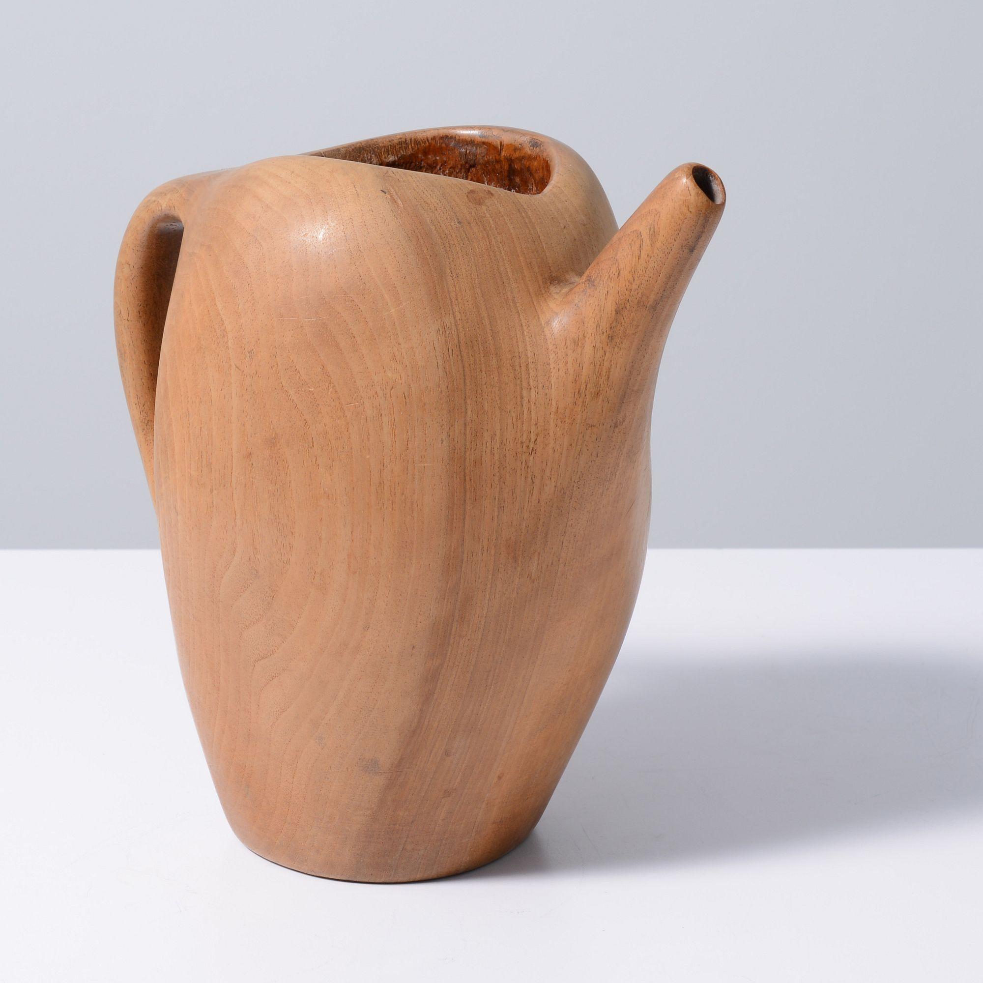 Artist/Designer; Manufacturer: Alexandre Noll (French, 1890-1970)
Marking(s); notes: signed
Materials: carved and bleached mahogany
Dimensions (H, W, D): 10