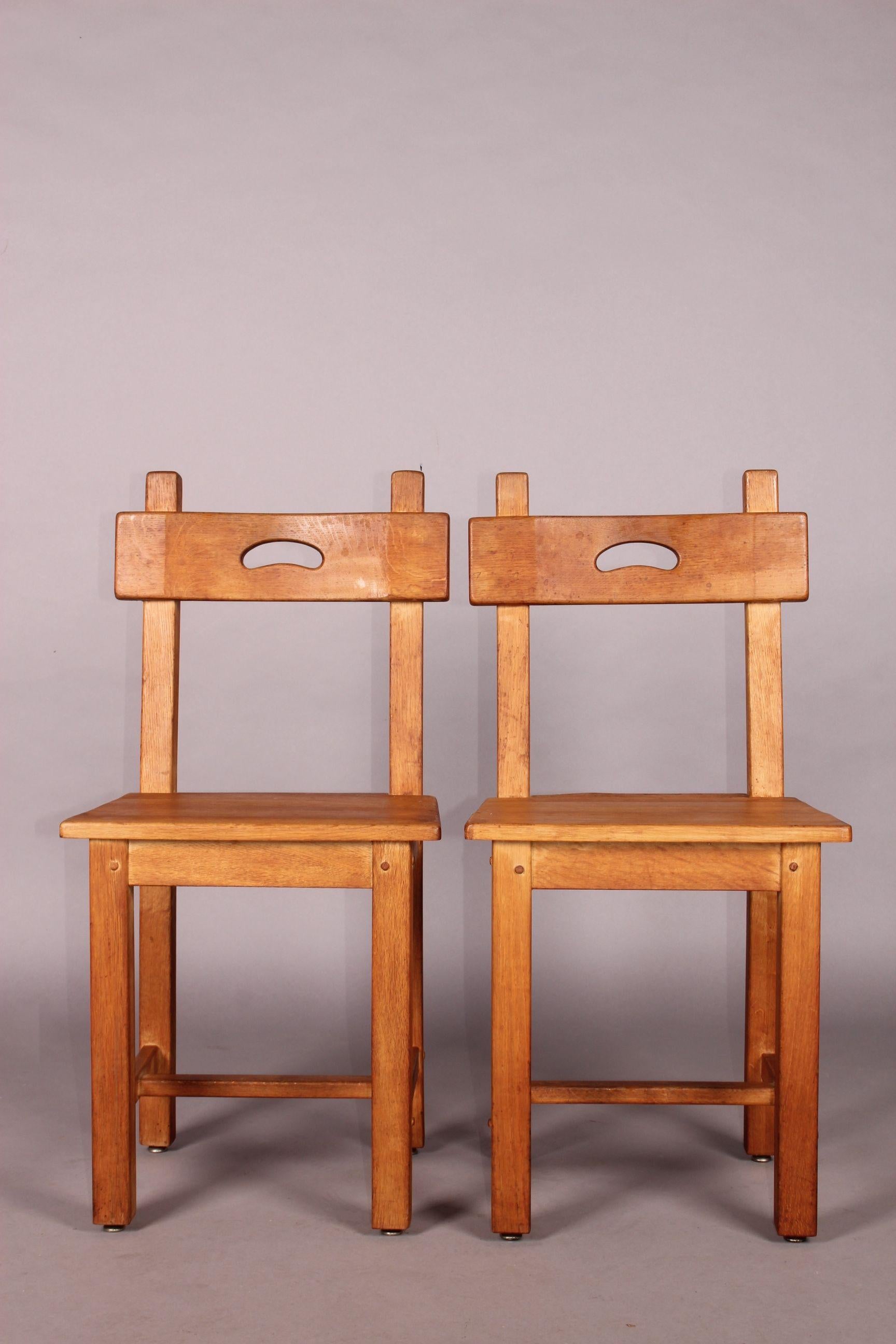 European Alexandre Noll Style Pair of Chairs