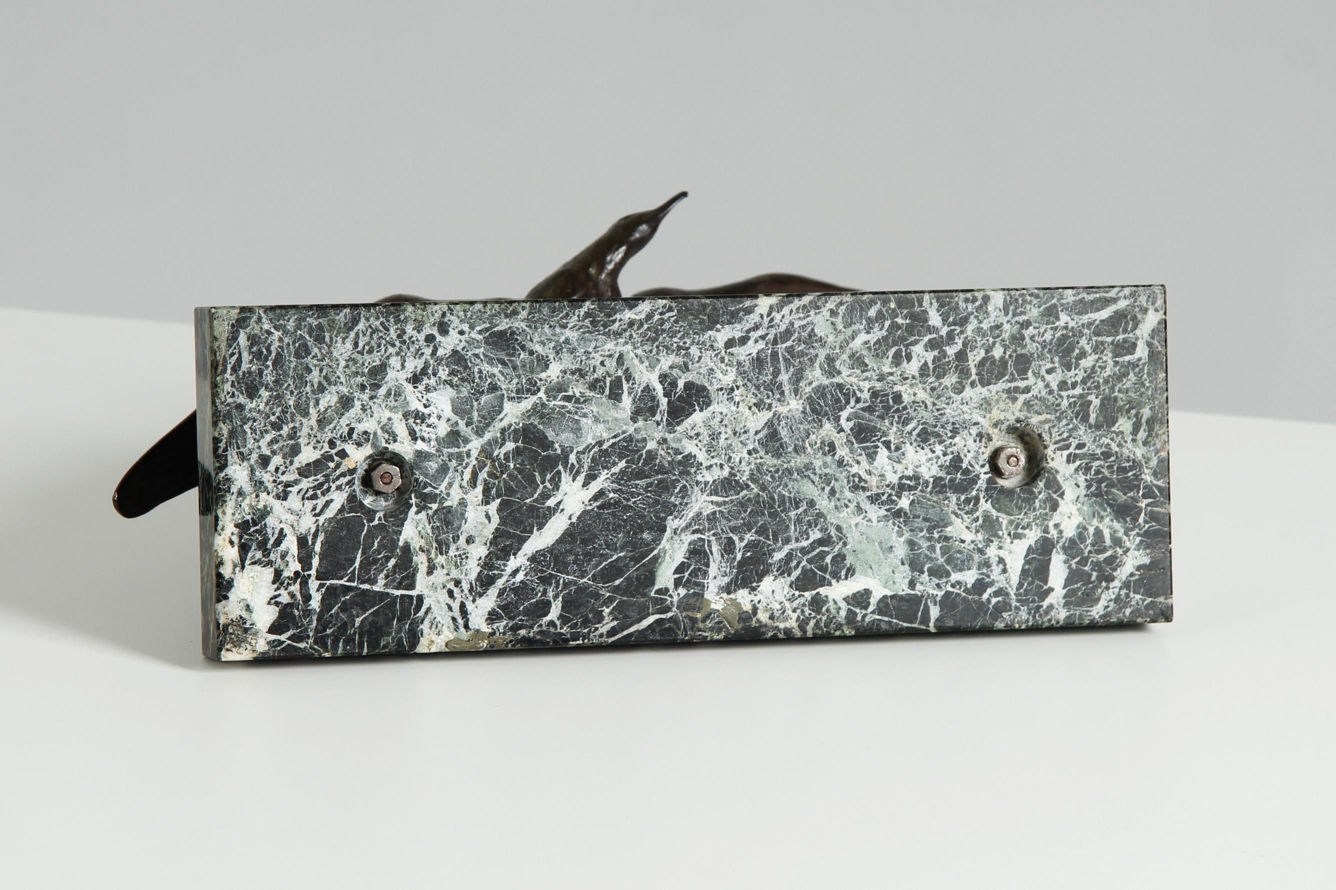 Alexandre Ouline, Bronze Sculpture of a Flying Albatross, 1920s For Sale 2