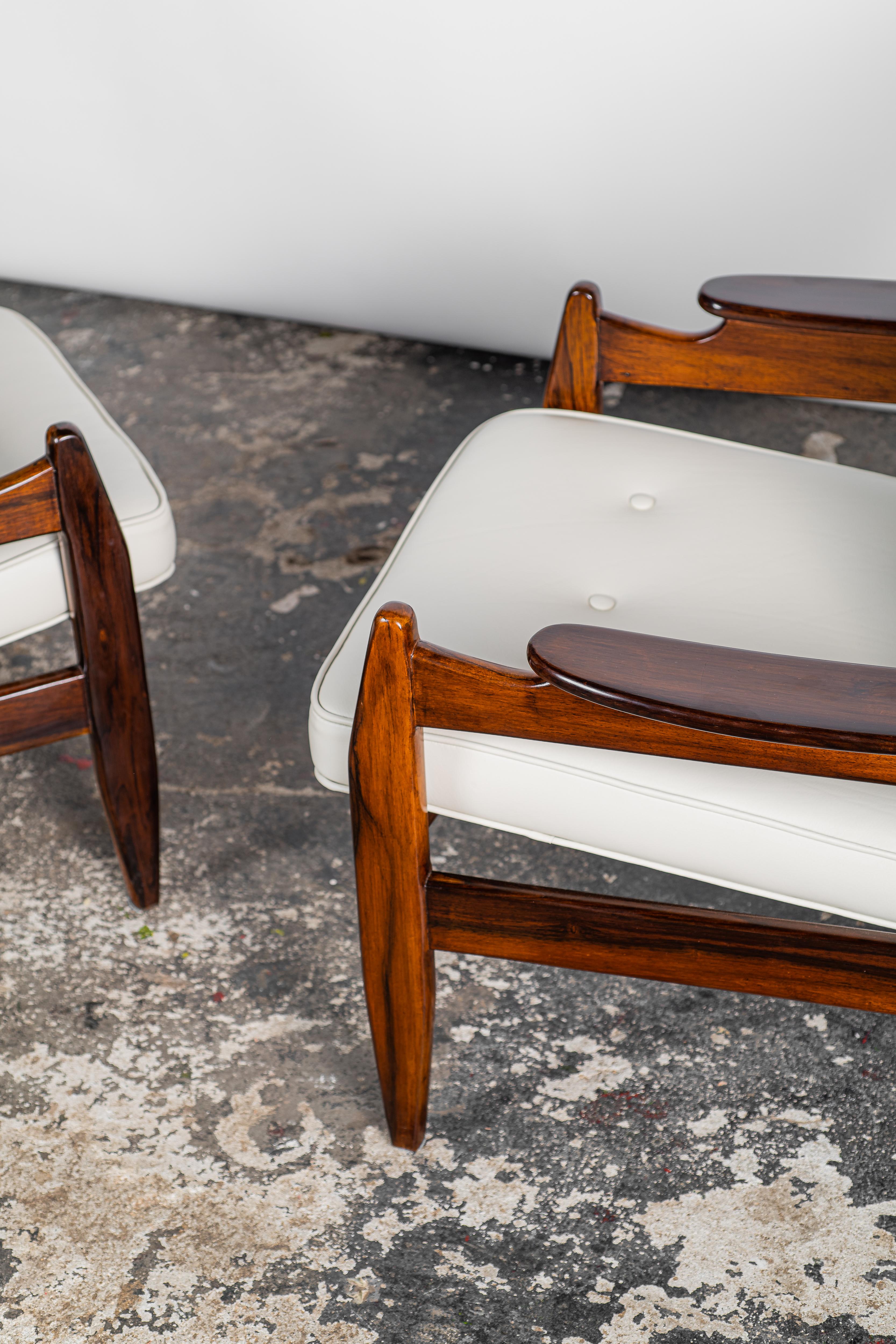 Leather Alexandre Rapoport - Brazilian Mid-Century Modern 60' For Sale