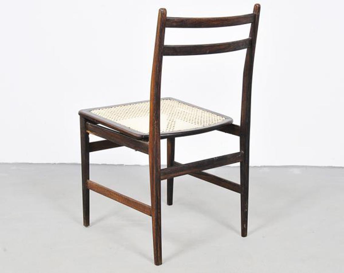 Alexandre Rapoport Rosewood and Palinha Chair In Good Condition For Sale In Washington, DC
