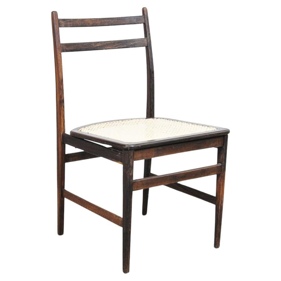 Alexandre Rapoport Rosewood and Palinha Chair For Sale