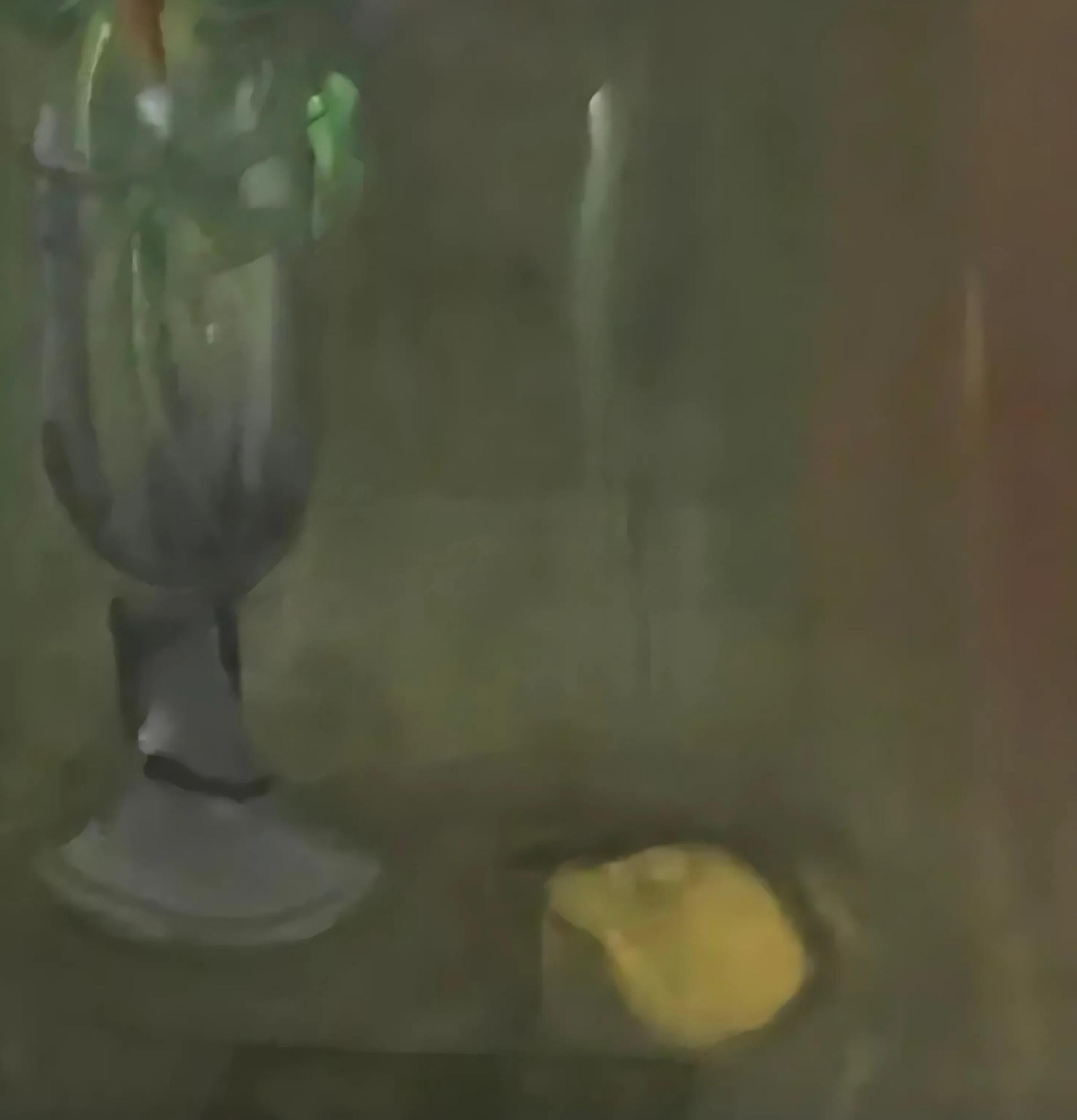 Ramo de flores y limón de Alexandre Rochat - Gouache en venta 5
