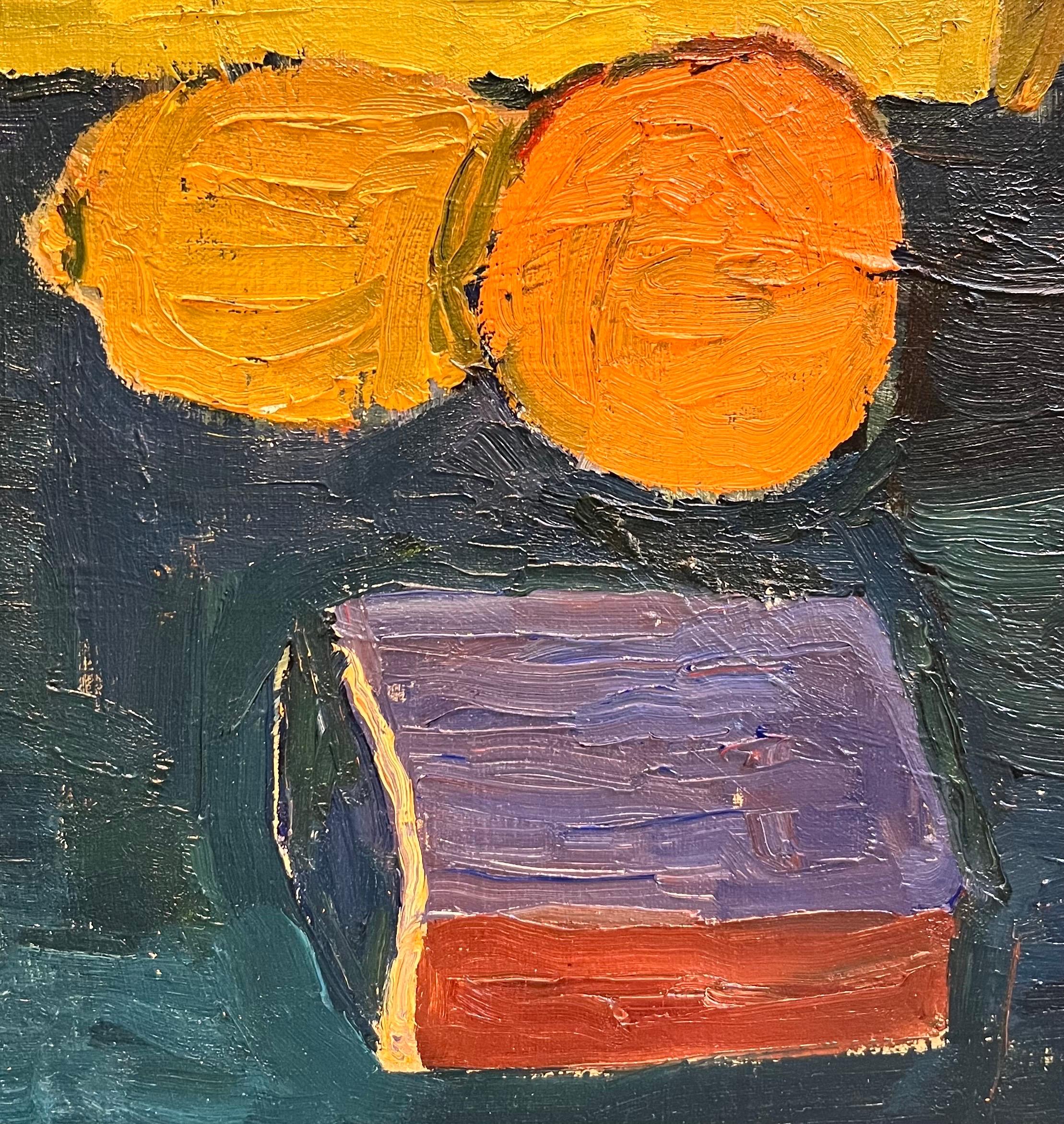 El libro amarillo de Alexandre Rochat - Óleo sobre lienzo - 38x46,5 cm 3