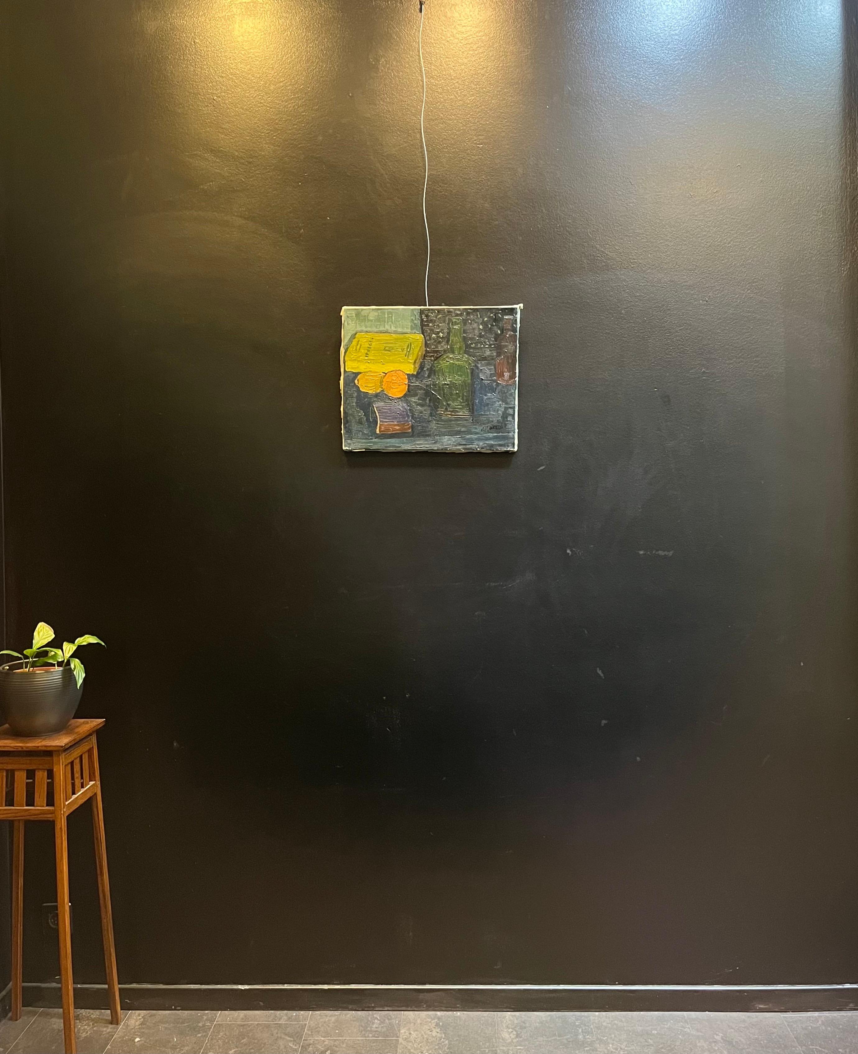 El libro amarillo de Alexandre Rochat - Óleo sobre lienzo - 38x46,5 cm 6