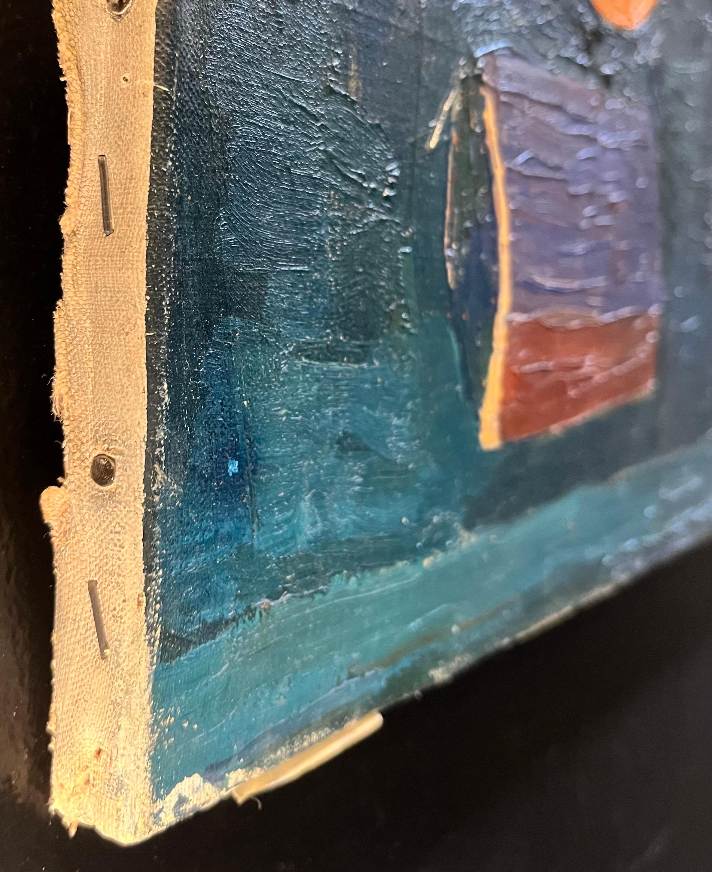 El libro amarillo de Alexandre Rochat - Óleo sobre lienzo - 38x46,5 cm 7