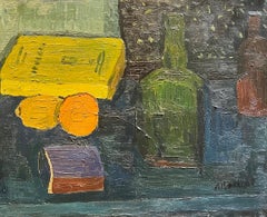 El libro amarillo de Alexandre Rochat - Óleo sobre lienzo - 38x46,5 cm