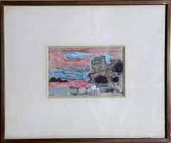 Israel, Signed 1950's Gouache Painting by Alexandre Sacha Garbell