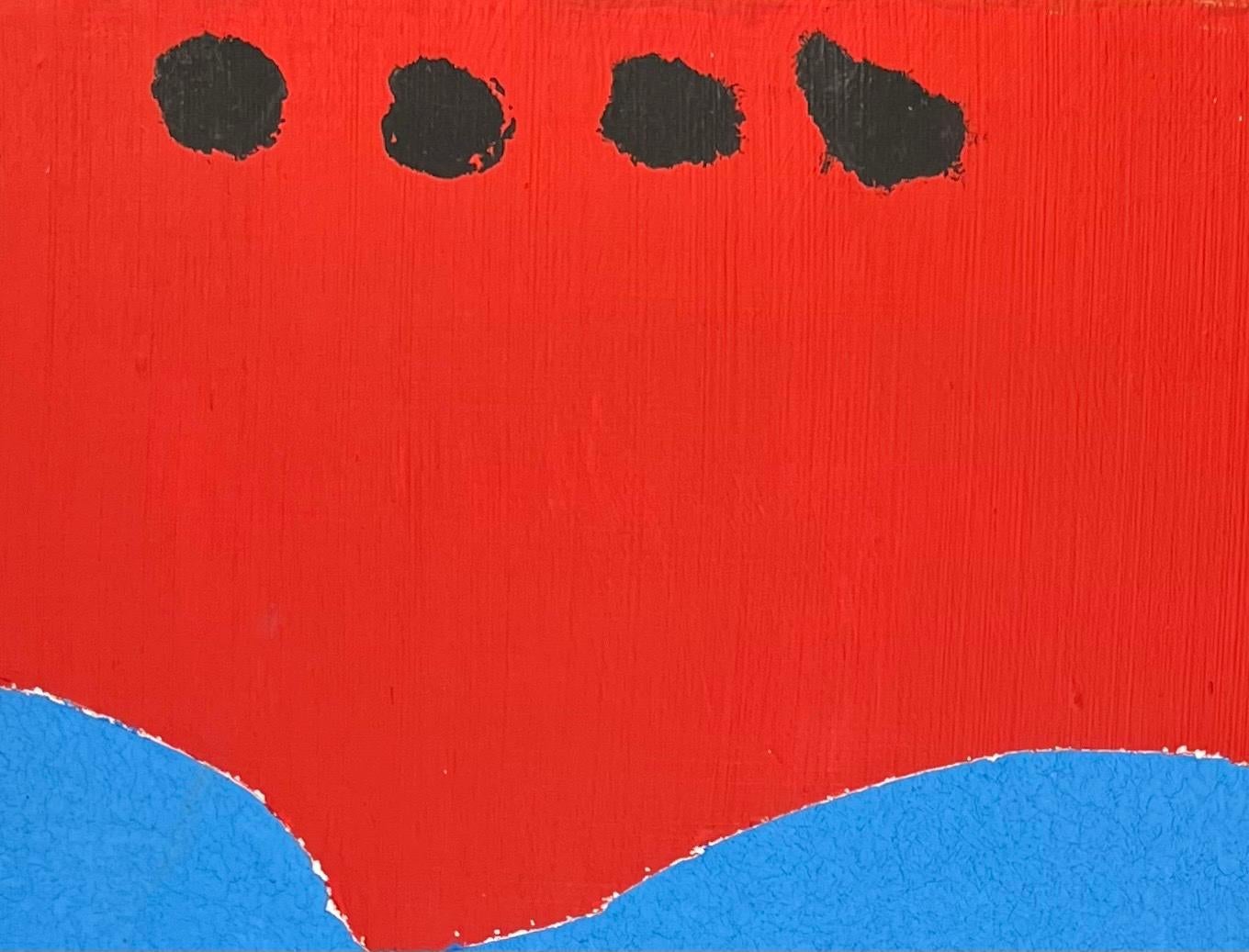 Cat by Alexander Schaller - Acrylic on Canvas - 41x30 cm For Sale 1