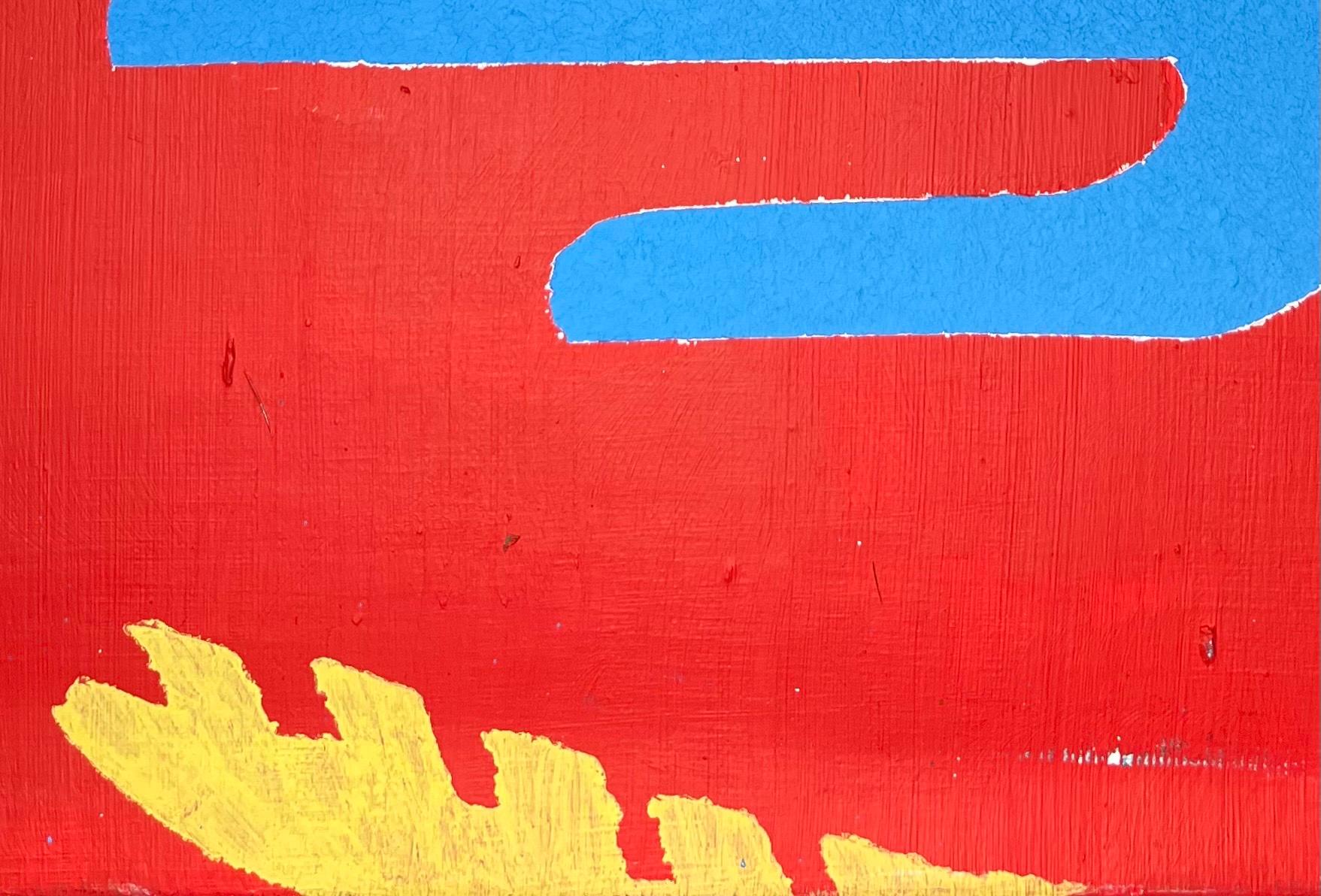 Cat by Alexander Schaller - Acrylic on Canvas - 41x30 cm For Sale 2