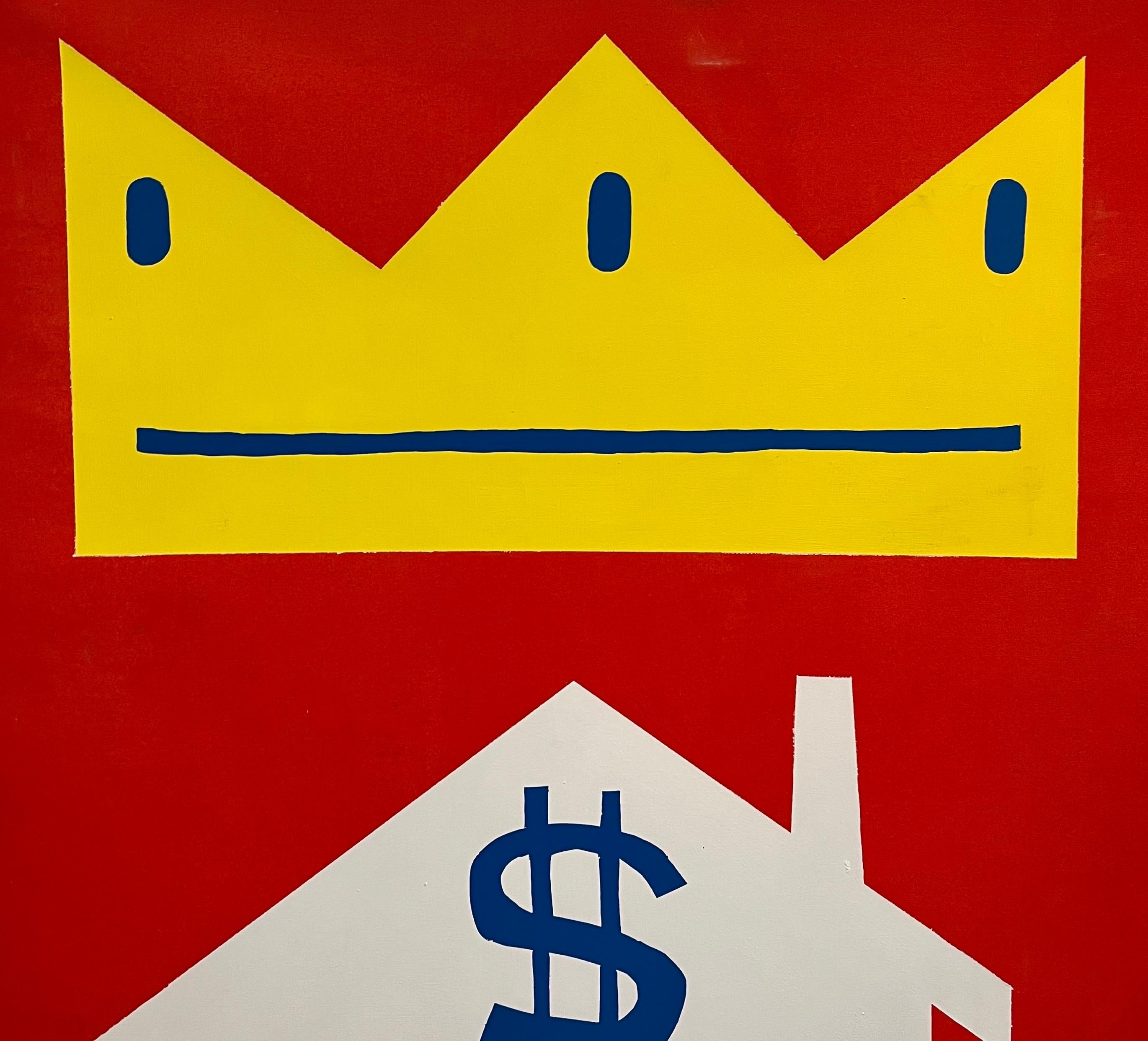 High-Cost Love von Alexander Schaller - Acryl auf Leinwand - 122,5x85 cm (Pop-Art), Painting, von Alexandre Schaller