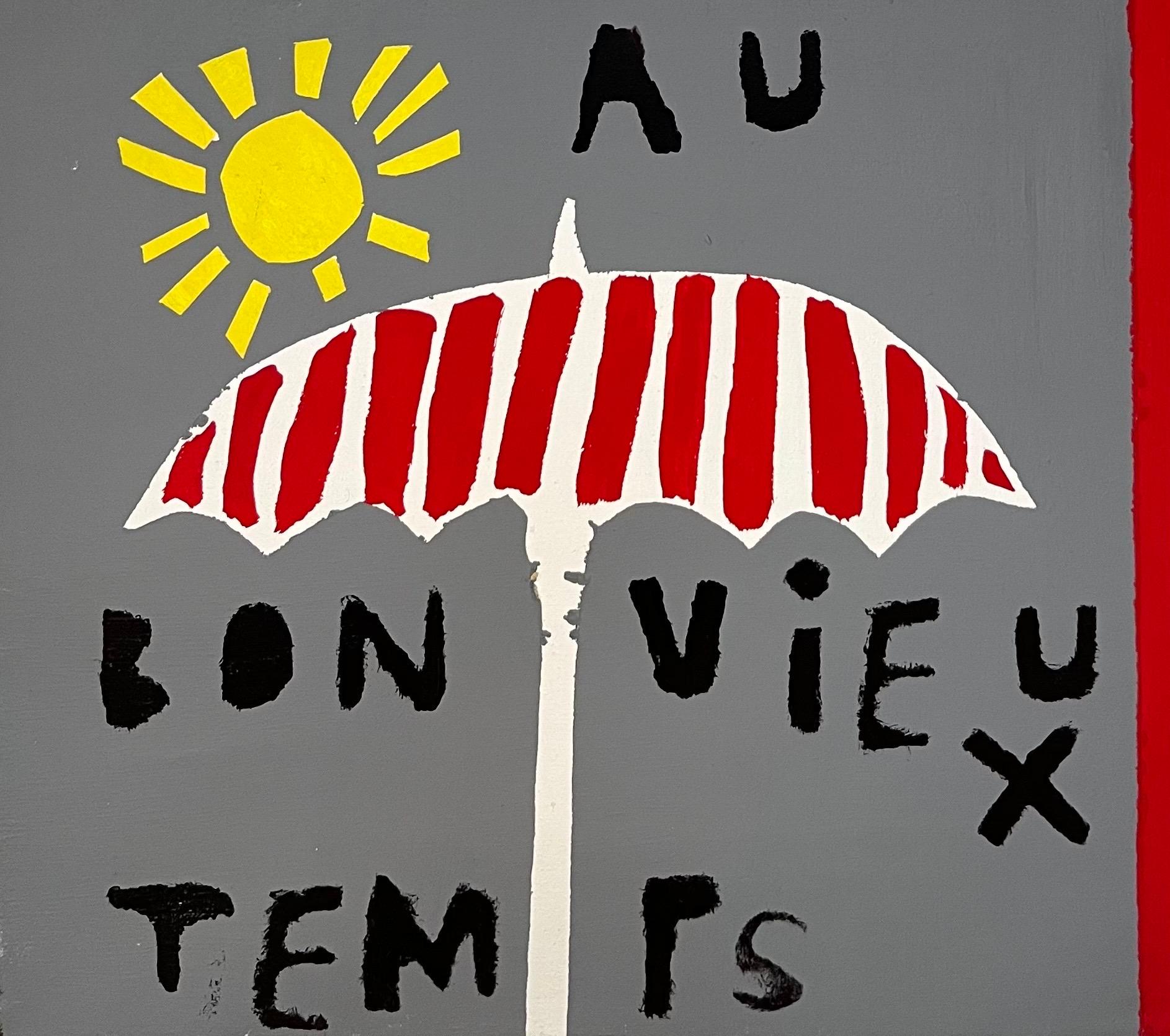 Olde Time par Alexander Schaller - Acrylique sur toile - 100x85 cm - Pop Art Painting par Alexandre Schaller