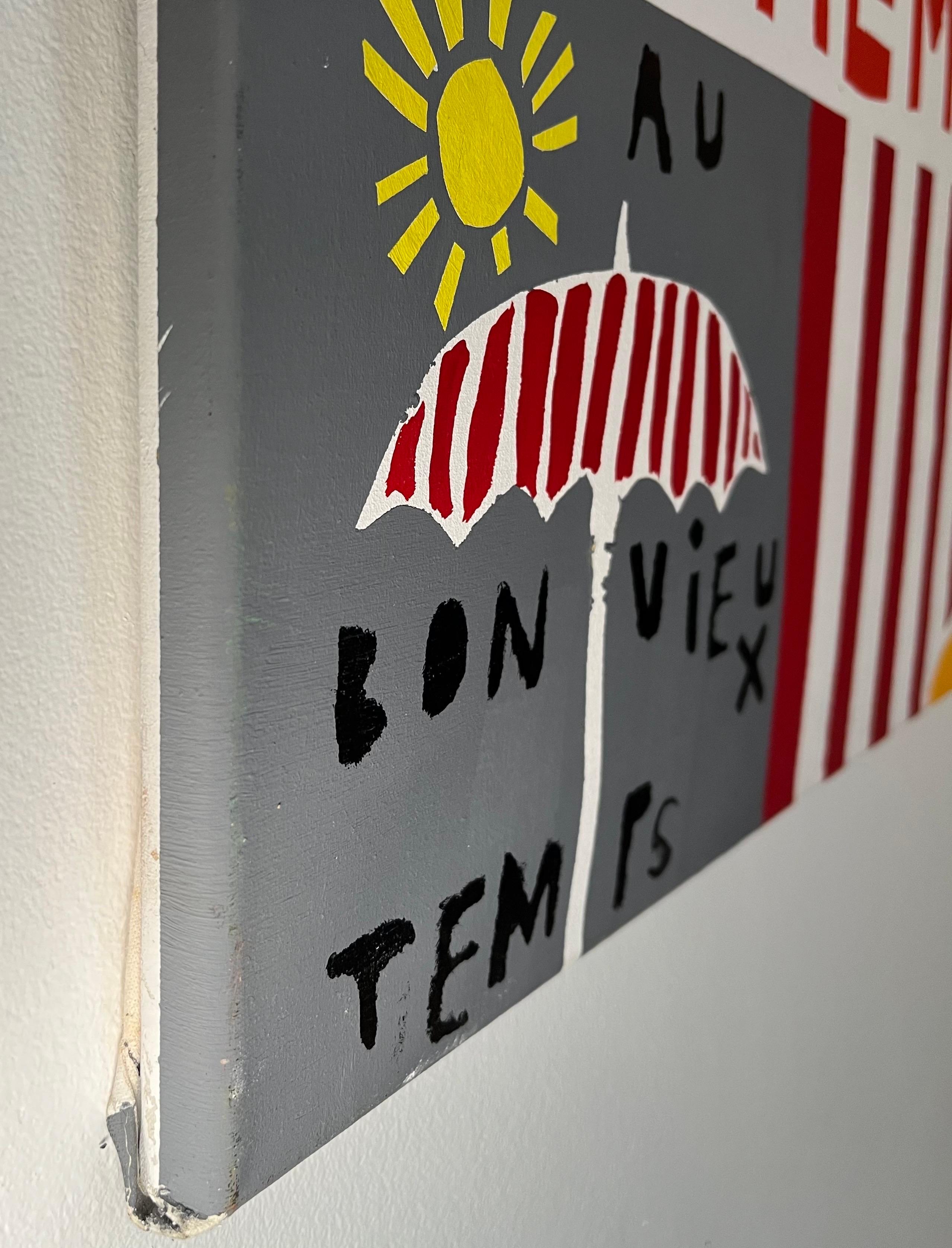 Olde Time par Alexander Schaller - Acrylique sur toile - 100x85 cm en vente 6
