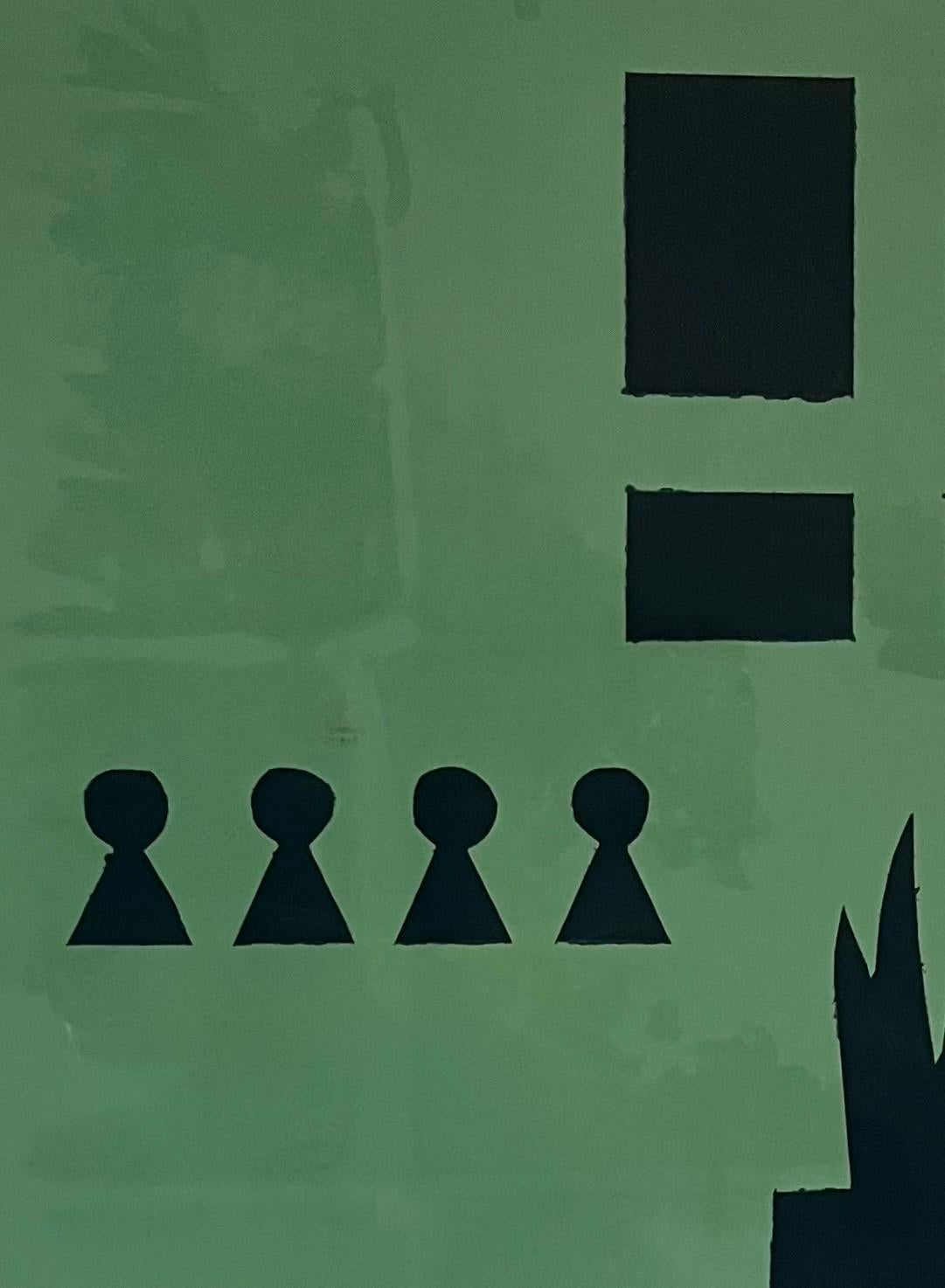 Resurrection von Alexander Schaller - Acryl auf Leinwand - 73x177 cm (Pop-Art), Painting, von Alexandre Schaller