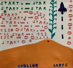 Start by Alexander Schaller - Acrylic on Canvas - 65x60 cm