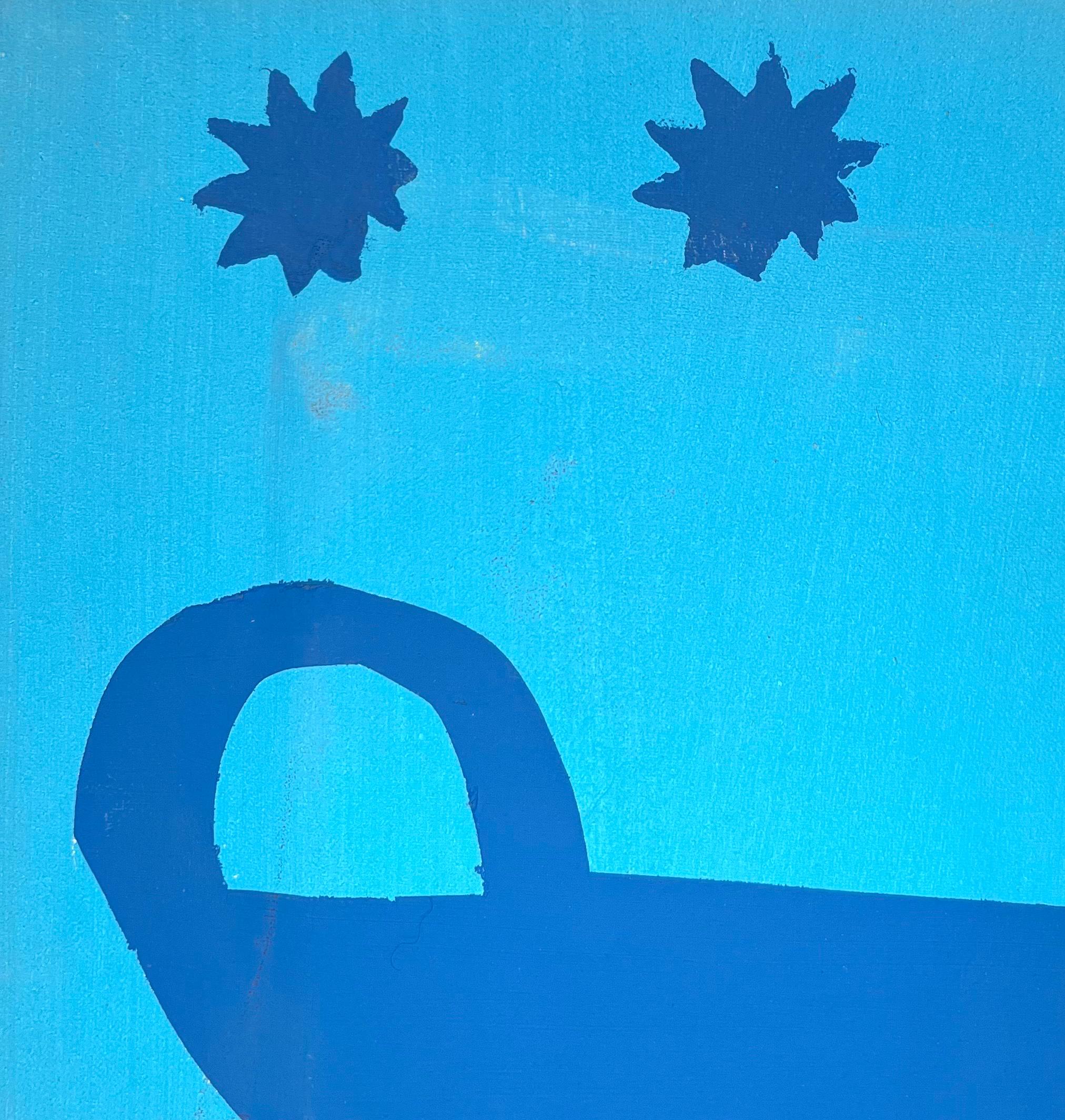 Wasser von Alexander Schaller - Acryl auf Leinwand - 43x59 cm (Pop-Art), Painting, von Alexandre Schaller