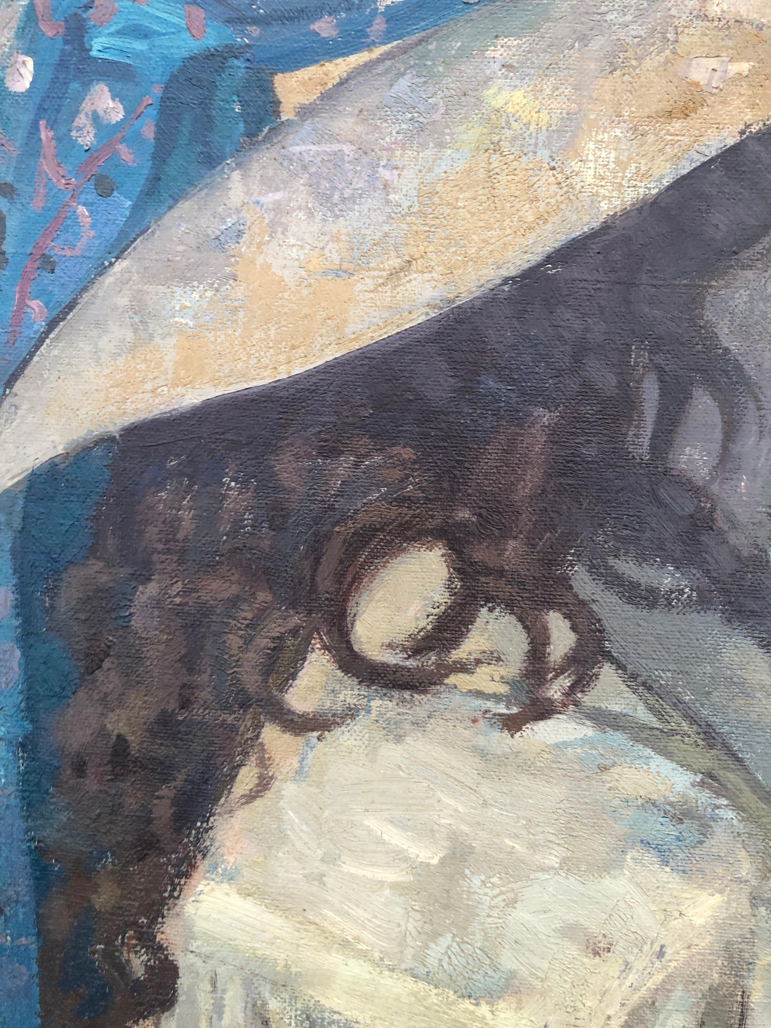 Alexandre Siches (1921-2009) - Donna di profilo - Olio su tela
L'olio misura 73x54 cm.
Senza cornice.

Alexandre Siches Piera (1921-2009)

Pittore catalano con un'innata capacità di disegnare. Agli inizi aveva come insegnanti J. Baixas, L. Muntané e