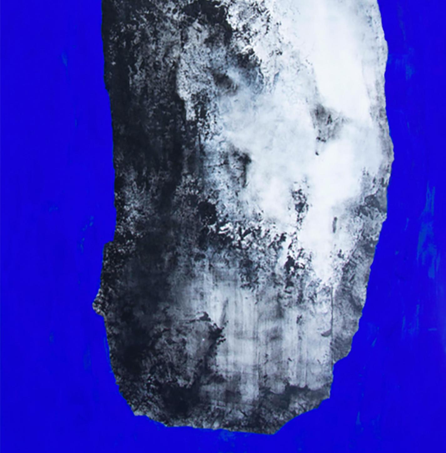 Bleu - Pierre V & VI (Diptych) - Contemporary Painting by Alexandre Valette