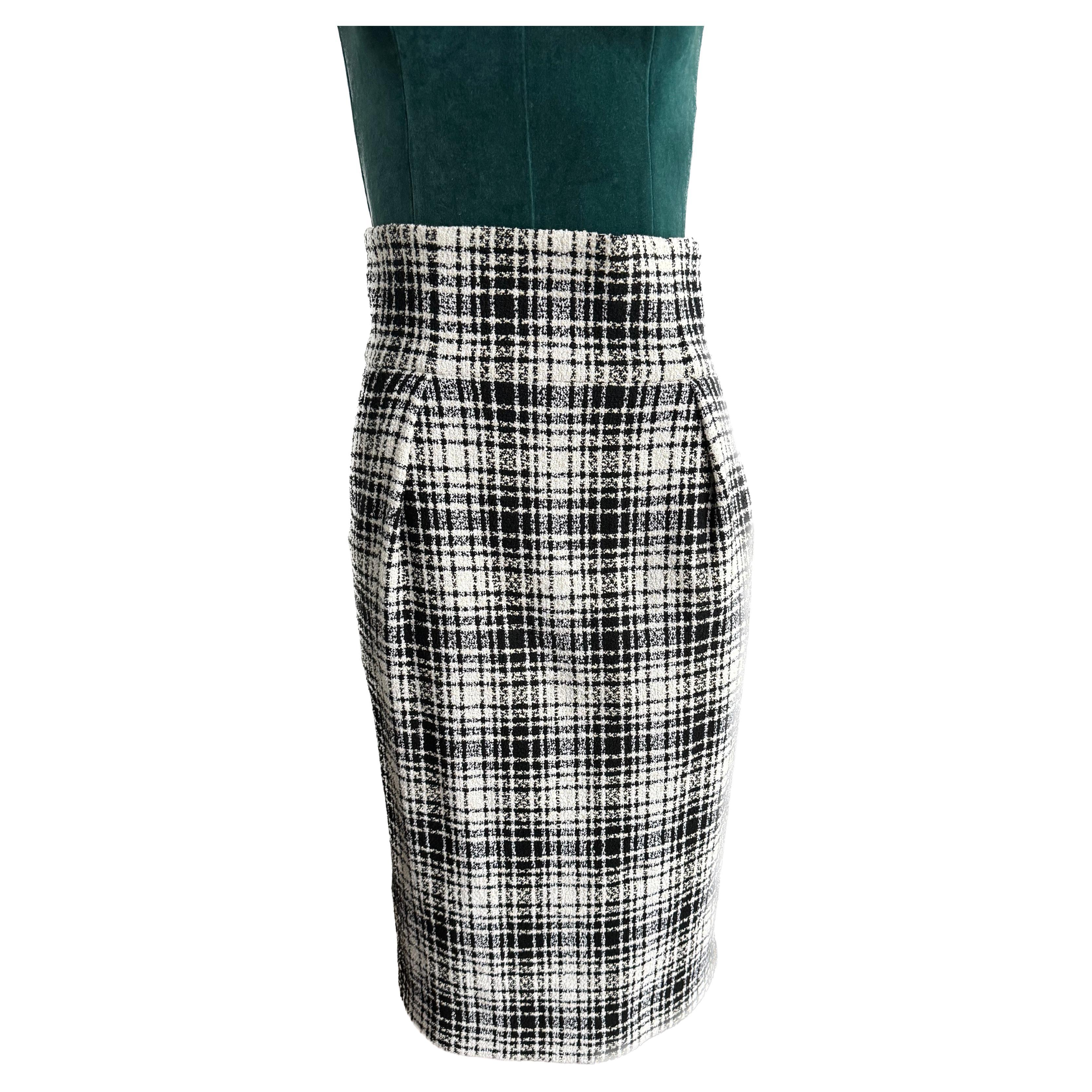 Alexandre Vauthier 2019 Couture Tweed Hight waist pencil skirt 