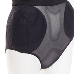 ALEXANDRE VAUTHIER angular bustline padded hip boned corset bodysuit