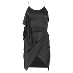 Alexandre Vauthier Asymmetric Stretch Jersey Mini Dress Fr 36 Uk 8