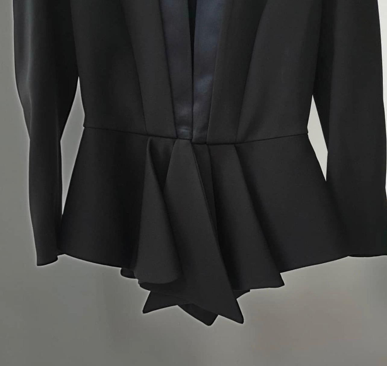 Women's ALEXANDRE VAUTHIER  Black Viscose Wrap Jacket For Sale