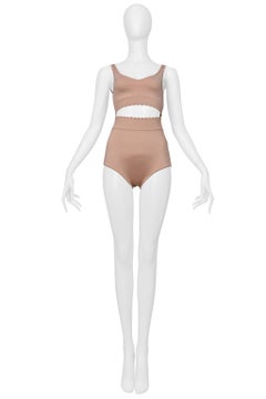 Alexandre Vauthier Blush Bra And Hot Pants