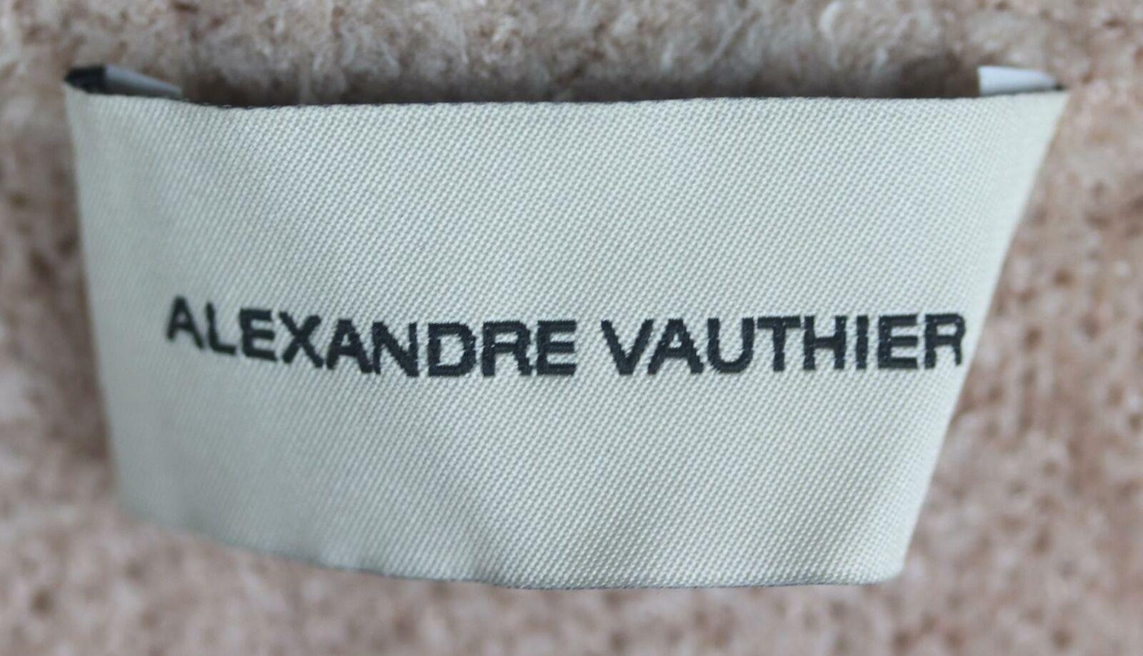 Women's Alexandre Vauthier Cable Knit Turtleneck Midi Dress