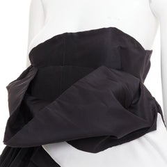 ALEXANDRE VAUTHIER COUTURE AW2018 Runway exaggerated bow draped asymmetric gown